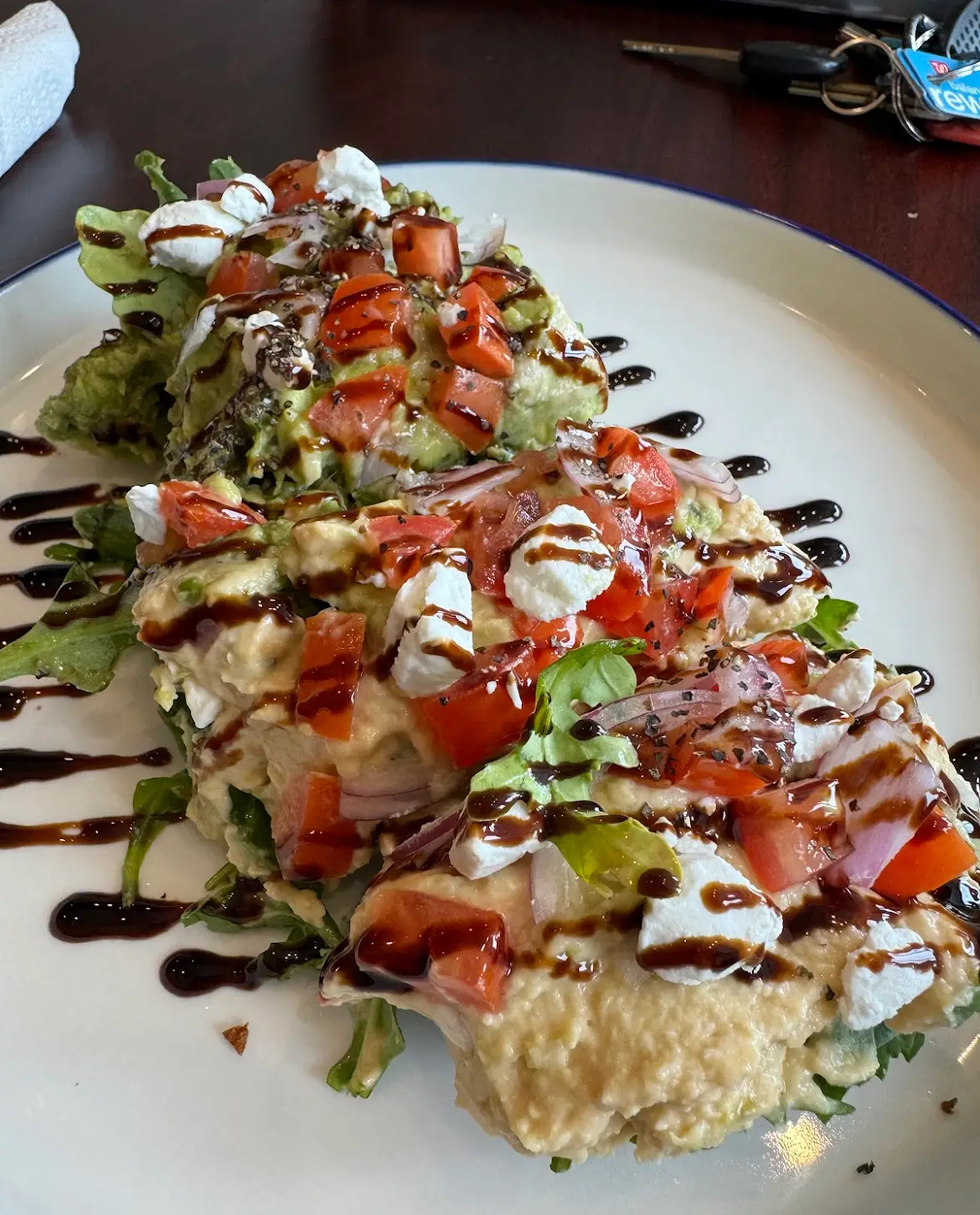 Three avocado toast