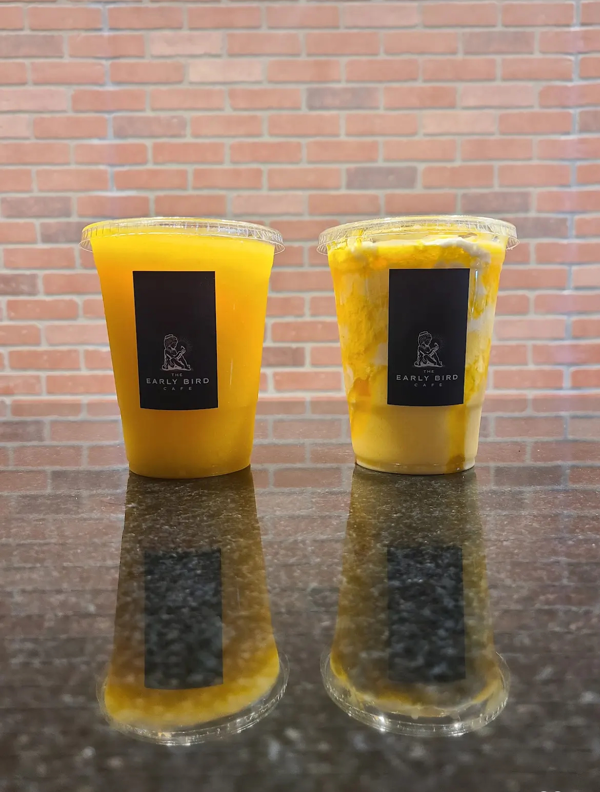 Two fruity drinks